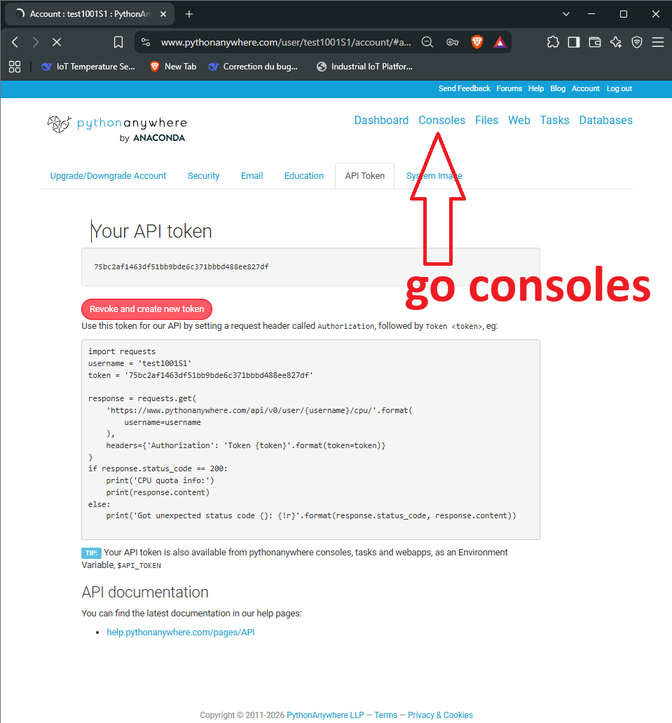 Consoles